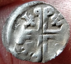 Bandenburg anonieme denier Askanische Huis, Stendal, obool, voor 1323