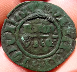 Willem I de Rijke, dubbele mijt, Namen, 1337-91 Willem I de Rijke, dubbele mijt, Namen, 1337-91