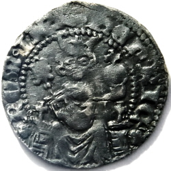 Hendrik VII van Luxemburg, grosspfennig Aken Hendrik VII van Luxemburg, grosspfennig Aken