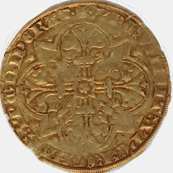 Lodewijk van Male, gouden lam, Gent/Mechelen, z.j. 1356-1364