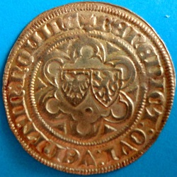 Heerlijkheid Oyen, Maria van Brabant, goudgulden, ca 1371-1381