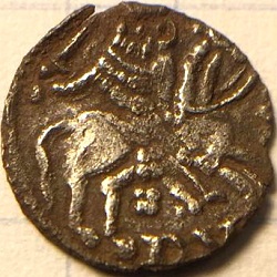 Hendrik I van Brabant, kleine denier, Leuven, z.j. ca 1211-1235