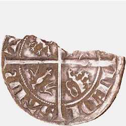 Maria van Bretagne, halve leeuwengroot, z.j. ca 1331-1339