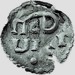 Karel de Grote, denarius, Andevisi(?), z.j. ca 768-793