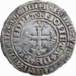 Lodewijk van Male, zilveren leeuw, Gent, z.j. ca 1368-1369