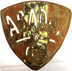 Embleem ABADAL voorzijde