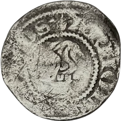 Arnold V van Loon, Denier met hoofd, Hasselt ?, z.j. na 1303