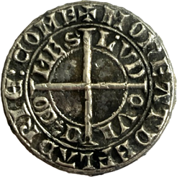 Muntspeld, type leeuwengroot, z. pl, ca 1361-1400