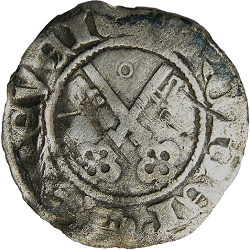 Bohemond II von Saarbrücken, 1/2 shilling, Trier, z.j. ca 1354-1362