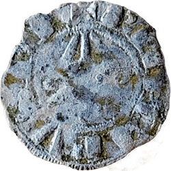 Philippe II Auguste, denier, Montreuil-sur-Mer, z.j. voor 1191