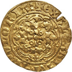 Edward III, Quarter Noble, transitional treaty period, Londen, z.j. 1361-1363