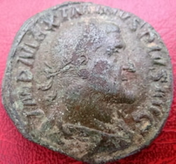 Maximinus, AE sestertius, Pax Augusti, Rome