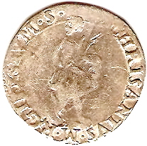 Ercole II d'Este, giulio con stemma e S Chrisante, Reggio Emilia