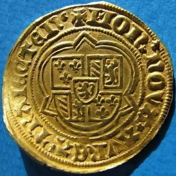 David van Bourgondië, St. Maartens goudgulden, z.j. 1467-1482
