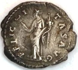 Lucius Aelius, denarius, Felicitas, Rome