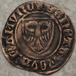 Willem II, dubbele mijt, Namen, z.j. ca 1391-1418