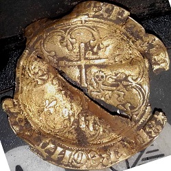 Henry VI, salut d'or, Saint-Lô, z.j. ca 1423 - 1449