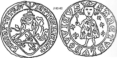 Rekenpenning, Lodewijk van Bourbon, Luik, z.j. ca 1456-1482