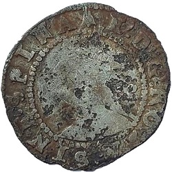 Elizabeth I, Halfgroat, Londen, z.j. ca 1582-1583